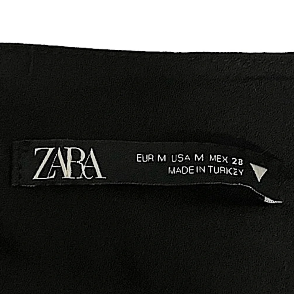 Zara One Sleeve Poplin Top - Picture 5 of 6